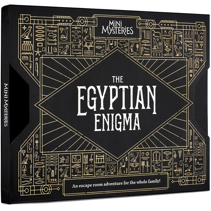 Mini Mysteries The Egyptian Enigma Immersive Historical Puzzle Game. Perfect for Family Game Night, Solo Players or Party Groups. Escape Room with Online Play. 1 to 5 Players, Ages 8+