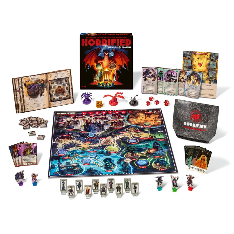 Ravensburger Horrified - Dungeons & Dragons Game Immersive Cooperative Strategy Board Game for Adults and Kids Age 10 Years Up - 1 to 5 Players