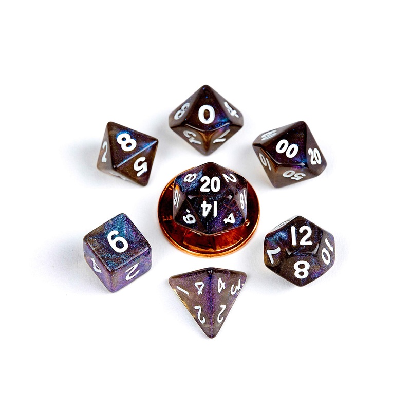 Stardust Galaxy - Juego de mini dados (10 mm