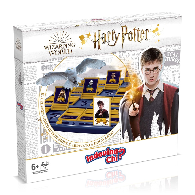 Winning Moves - Harry Potter Indovina Chi? Gioco da tavolo, Gioca con i tuoi maghi e le tue streghe preferite di Hogwarts, 6 anni in su