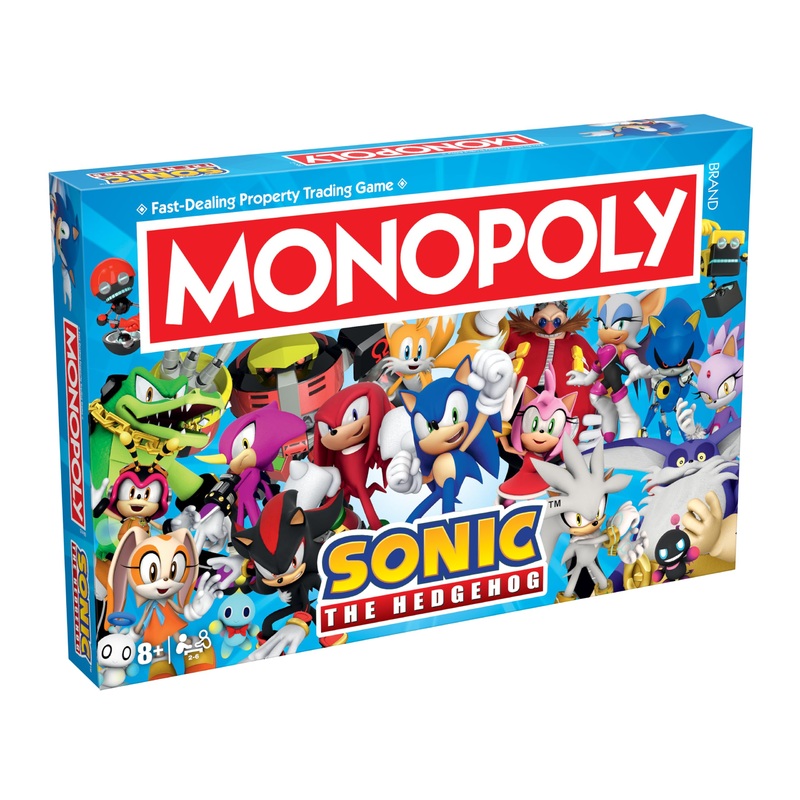 Winning Moves Sonic the Hedgehog Monopoly Board Game for 26 players and makes a great gift for fans aged 8 and up