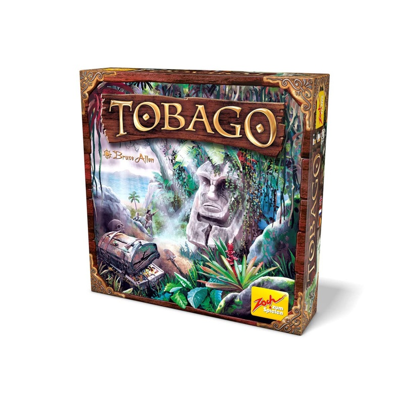 Zoch zum Spielen 601105152 Tobago Zoch 601105152-Tobago (New Edition) -Classic, Family Adults and Children, Group Game for 2-4 Players, from 10 Years, Multicoloured
