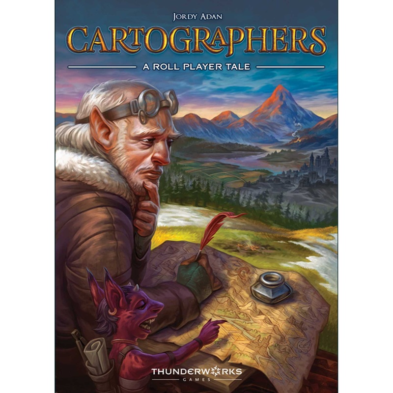 Cartographers: A Roll Player Tale | Award-Winning Game of Fantasy Map Drawing | Strategy Board Game | Flip and Write | Family Game for 1-100 Players | 30-45 Minutes
