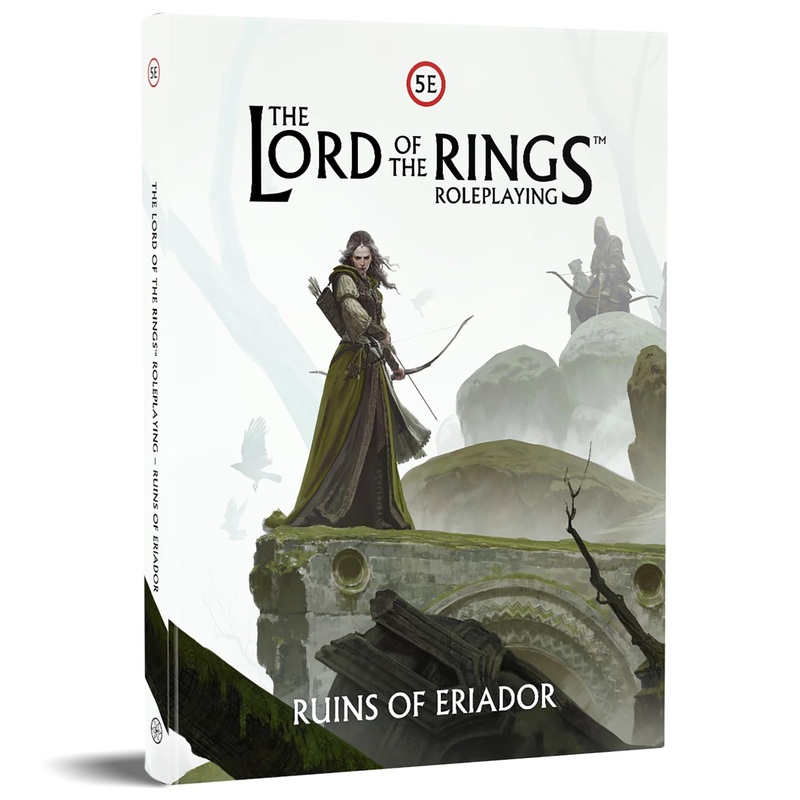 Free League Publishing The Lord of The Rings Roleplaying 5E: Ruins of Eriador - Campaign Module - Supplemental Hardback RPG Book, LOTR, Free League Publishing