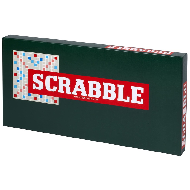 Ideal Scrabble Classic: a Reproduction of The Original 1950's Design with Wooden Tiles, Classic Games, For 2-4 Players, Ages 10+