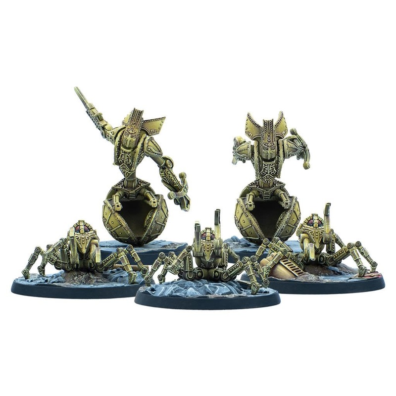 Modiphius Entertainment Elder Scrolls Call to Arms Dwemer Spheres and Spiders Miniatures Set