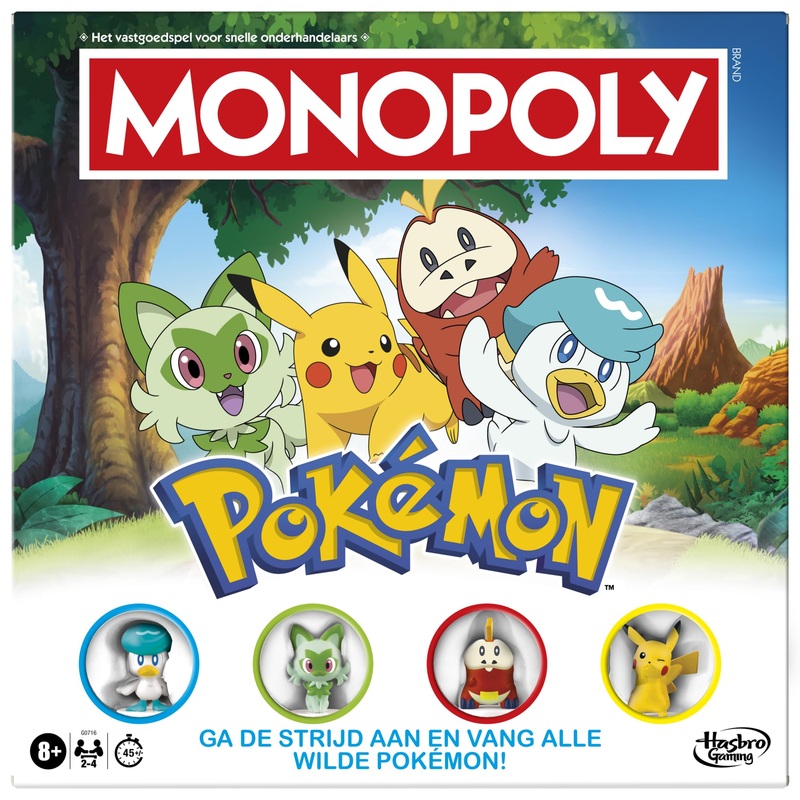 Monopoly Pokmon Edition, gioco da tavolo, versione olandese