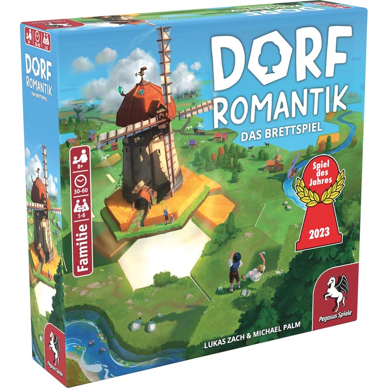 Pegasus Spiele Dorfromantik - Das Brettspiel Jeu de socit Stratgie