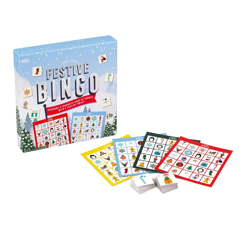 Professor PUZZLE | Festive Bingo | Card Game | Ages 6+ | 3-5 Players