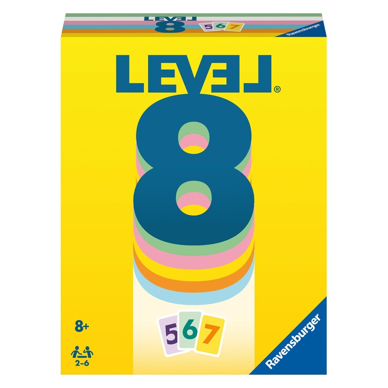 Ravensburger - Level 8 - Jeu de Cartes - Jeu de socit pour Toute la Famille - Jeux de Combinaisons - De 2  6 Joueurs  partir de 8 Ans - Mixte - 20865 - (Multilingue - Franais Inclus