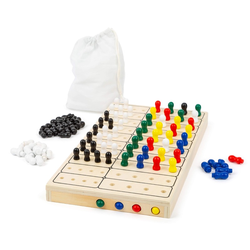 Small Foot- Cdigo Secreto del Juego de lgica, diversin de Rompecabezas para 2 Personas, con prctica Bolsa de Tela para Guardar Juguetes, Multicolor (11364