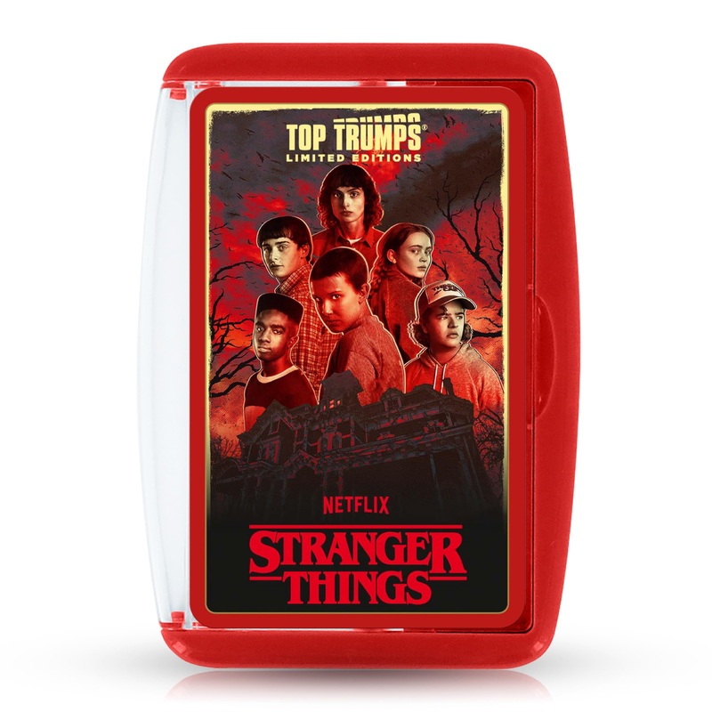 Top Trumps Stranger Things Kartenspiel | Familienspiele fr Kinder und Erwachsene | Lernspiele | Kartenspiele fr Kinder ab 2 Spieler | Kriegsspiele fr Kinder | Spiele