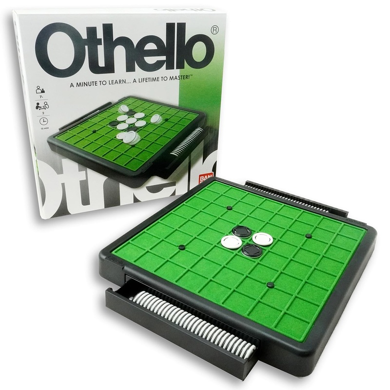 BANDAI - Othello - Klassisches Brettspiel - Strategiespiel und Denksport - 2 Spieler - Spieldauer 15/20 Minuten - Spielzeug fr Kinder ab 7 Jahren - MH80052