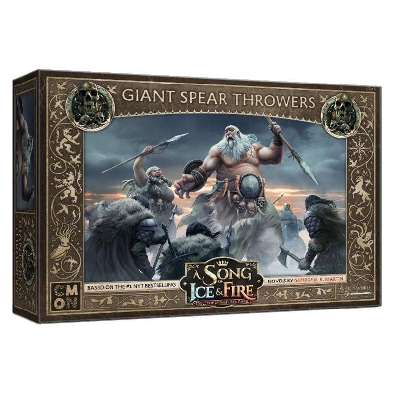 CMON A Song of Ice and Fire Tabletop Miniatures Game Giant Spear Throwers Unit Box - Powerful Ranged Giants! Strategiespiel fr Erwachsene, ab 14 Jahren, 2+ Spieler, 45-60 Minuten Spielzeit