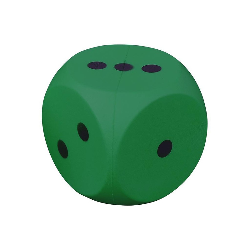 Coated Foam Dice Green Green