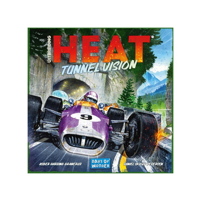 Days of Wonder | Calor - Tunnel Vision | Pedal to the Metal Expansion | Juego de mesa | Edades 10+ | 1-6 Jugadores | 60+ Minutos Tiempo de Juego