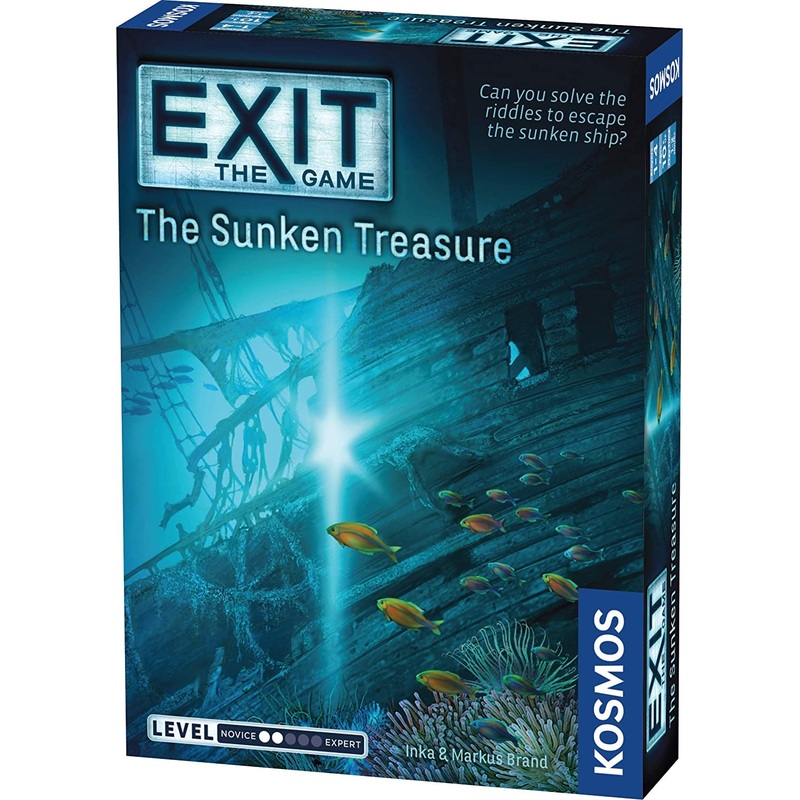 Exit: The Sunken Treasure | Exit: The Game - A Kosmos Game | Family-Friendly, Card-Based Escape Room Experience & Exit: The Secret Lab | Exit: The Game - A Kosmos Game | Kennerspiel Des Jahres Winner