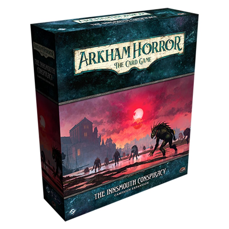 Fantasy Flight Games, Arkham Horror The Card Game - The Innsmouth Conspiracy Campaign Expansion, Card Game, Ages 14+, 1-2 Players, 90+ Minutes Playing Time