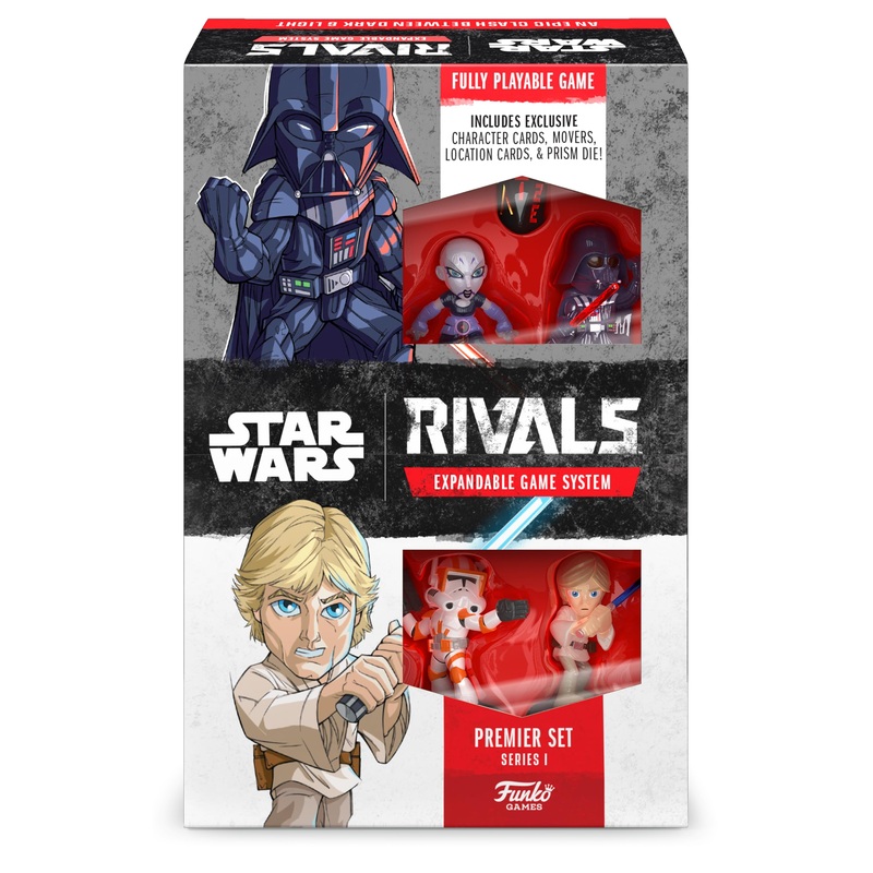 FUNKO GAMES: Star Wars Rivals Series 1 - Premier Set | Includes 4 Exclusive Characters and 12 Unique Locations | Expandable Game System | For 2 Players Ages 7+
