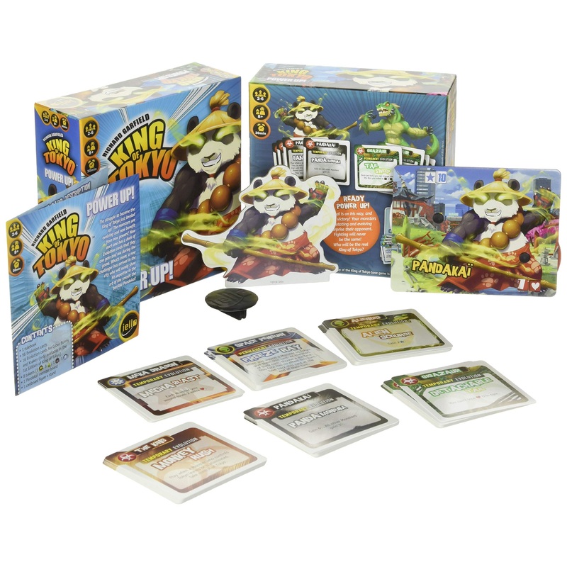 IELLO | King of Tokyo: Power Up Expansion | Board Game | Ages 8+ | 2 to 6 Players | 30 mins Minutes Playing Time