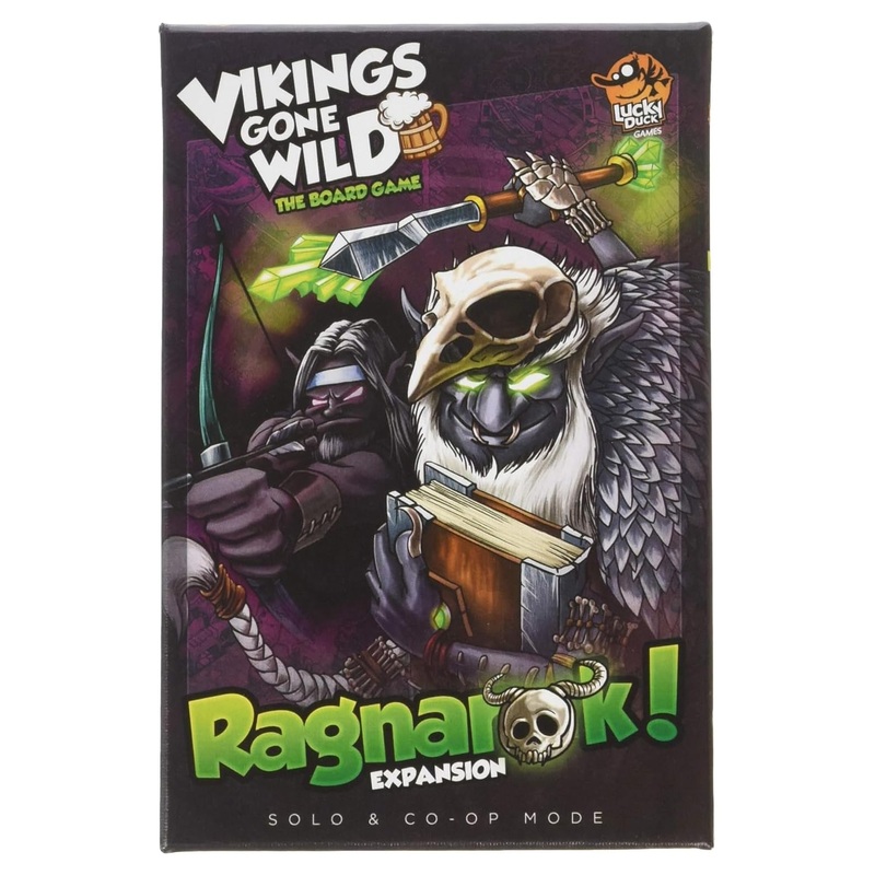 LUCKY DUCK GAMES Vikings Gone Wild Ragnarok Expansion - Halt The Undead Army in a Solo or Cooperative Battle Against Ragnarok! Strategy Game, Ages 10+, 2-4 Players, 45-70 Minute Playtime, Made