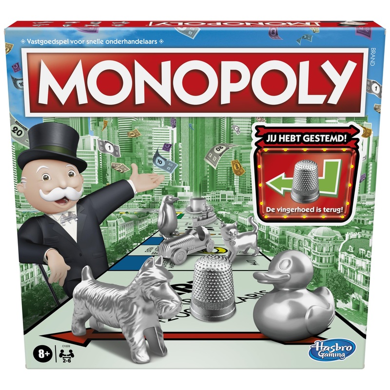 Monopoly Classic Board Game for Children, Board Game from 8 Years (Dutch Version