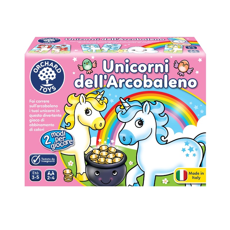 Rainbow Unicorns - Educational Game of Matching and Memory for children from 3 to 5 years (Italian Edition