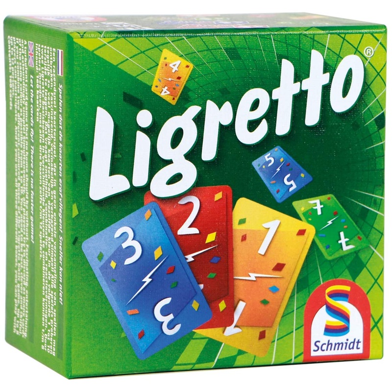 Schmidt | Ligretto Green | Card Game | Ages 8+ | 2 to 4 Players | 15 mins Minutes Playing Time