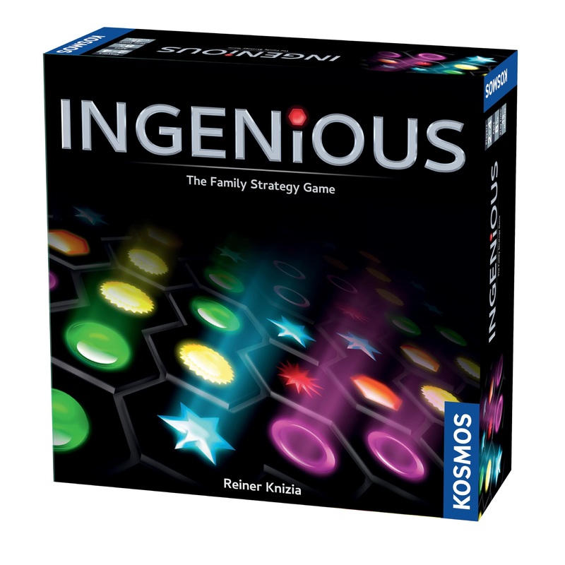 Thames & Kosmos Ingenious: The Family Strategy Game, Tile Placement Game, Board Games for Adults and Kids, For 2 to 4 Players, Age 8+