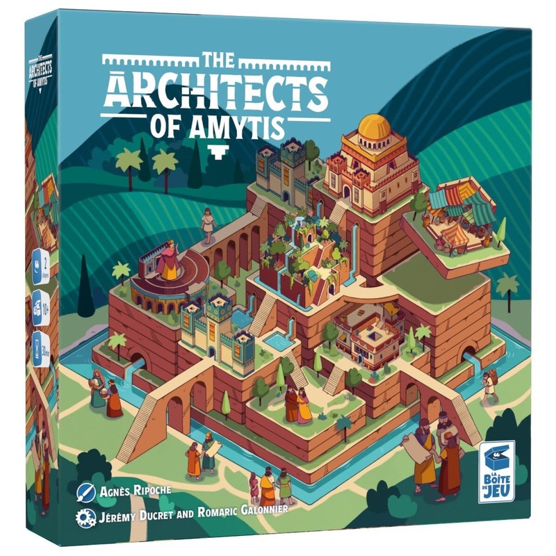 The Architects of Amytis | Two-Player Modern Strategy Game | Ages 10+ | 2 Players | 30 Minutes