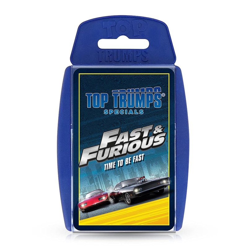 Top Trumps Special Fast and Furious Card Game, juega con coches de pelculas como Dodge Ice Charger, Lykan Hypersport, International MXT - MVA, regalo y juguete para nios y nias a partir de 6 aos