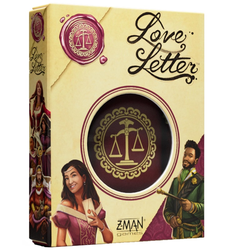 Z-Man Games | Love Letter - Eco-Friendly | Family Card Game | Ages 10+ | 2-6 Players | 20 Minutes Playing Time