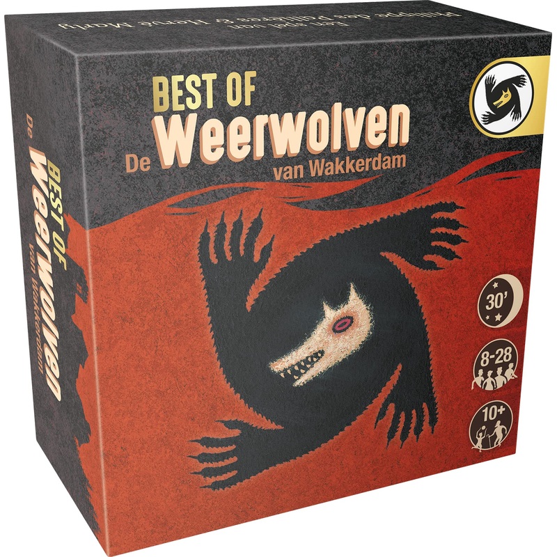 ASMODEE Die Werwlfe von Wakkerdam - Best of - Kartenspiel - Enthlt eine Auswahl der besten Charaktere, die jemals kreiert wurden - 10+ - 1-28 Spieler - DE