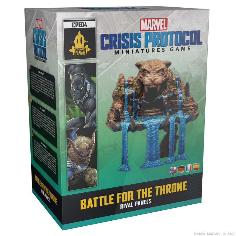 Atomic Mass Games | Marvel Crisis Protocol Rival Panels: Battle for The Throne | A Partir de 14 aos | para 2 Jugadores | 90 Minutos por Partida | Multilenguaje (Incluye Espaol