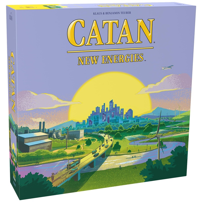 CATAN New Energies Brettspiel  Nachhaltige Ressourcen & Strategie, klassisches Gameplay mit modernem Twist! Familienspiel fr Kinder und Erwachsene, ab 14 Jahren, 34 Spieler, 90 Minuten Spielzeit