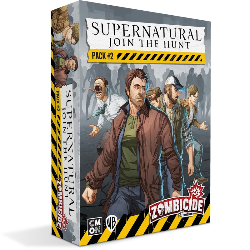 CMON Zombicide Supernatural Character Pack #2 - Jack Kline, John Winchester, Bobby Singer, Leviathan - Cooperative Board Game for Ages 14+, 1-6 Players, 60 Minute Playtime, Made