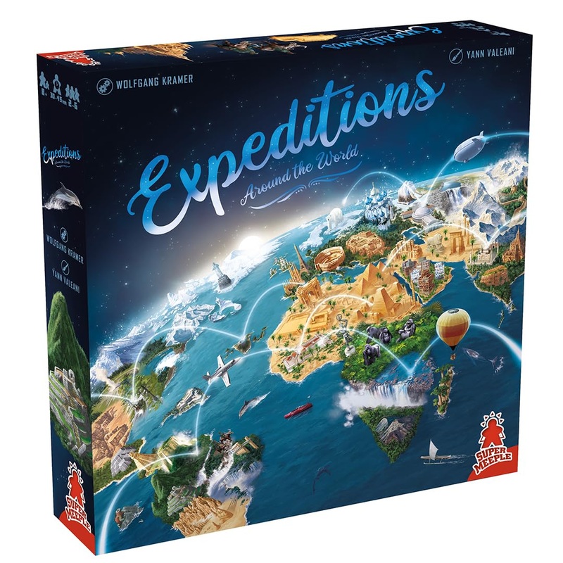 Expeditions Around The World | Fun Family Game for Kids and Adults | Ages 8+ | 2 to 6 Players | 30 Minutes