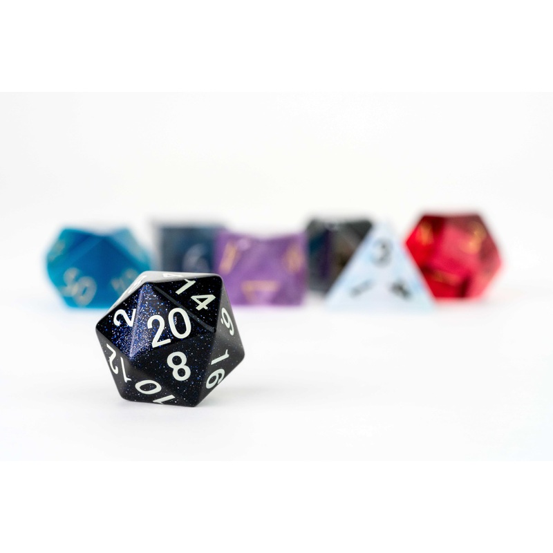 FanRoll Misfit Mystic - Juego de dados (piedras preciosas