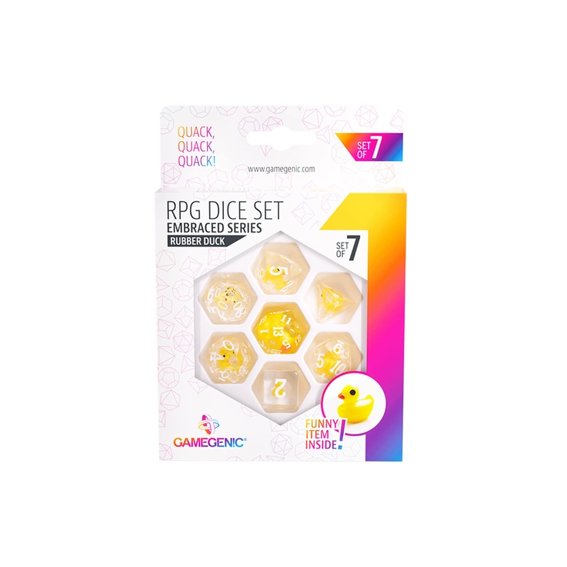 Gamegenic - Set de Dados para rol Rubber Duck (7pcs