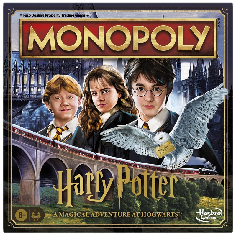 Hasbro Gaming Monopoly Edicin Harry Potter, juego de mesa para nios de ms de 8 aos, juegos de estrategia para 2-6 jugadores, nios y adultos