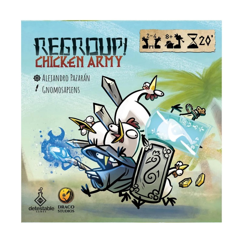 Regroup! Chicken Army, The Grid Building Board Game