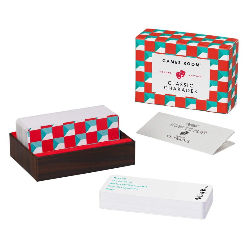 Ridley's Games Room Classic Charades Guessing Game  Trivia Games for Adults and Kids  2+ Players  Includes 140 Unique Question Cards  Fun Quiz Cards That Make a Great Gift