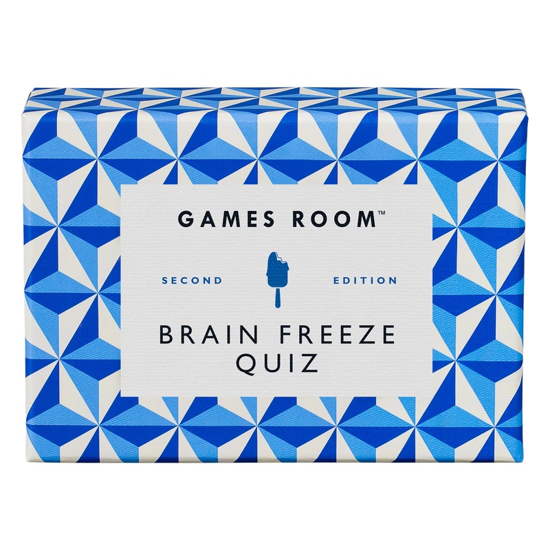 Ridleys Brain Freeze Trivia Card Game  Trivia Games for Adults and Kids  2+ Players  Includes 140 Unique Question Cards  Fun Quiz Cards That Make a Great Gift