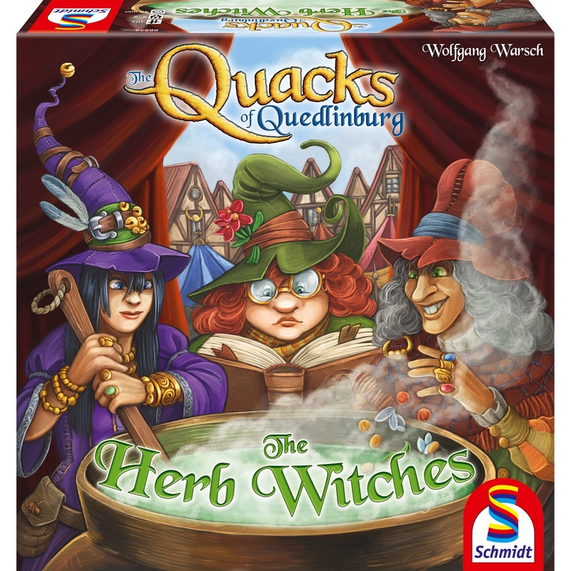 Schmidt | The Quacks of Quedlinburg: The Herb Witches | Board Game Expansion | Ages 10+ | 2-5 Players | 45+ Minutes Playing Time