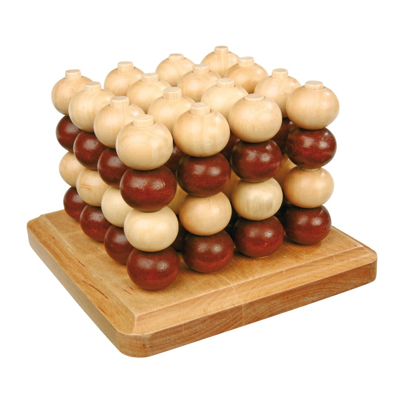 small foot 4462 Tic Tac Toe game in 3D, strategic board game on multiple levels for two persons, from 5 years on