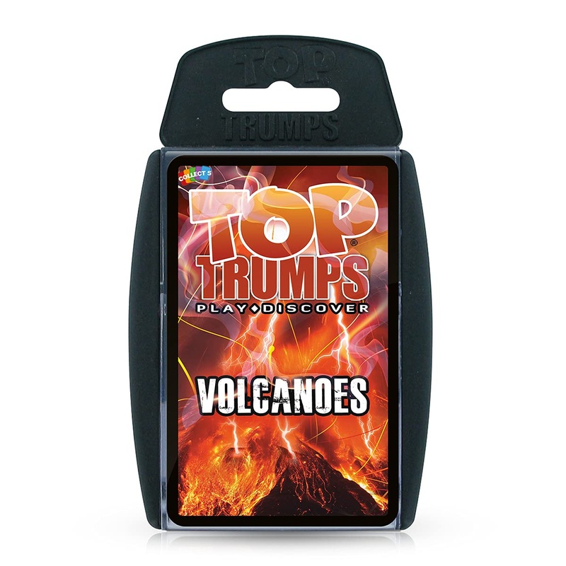 Top Trumps Volcanoes Classics Kartenspiel, erfahren Sie Fakten ber Mount St. Helen, tna und Stromboli in diesem pdagogischen Spiel, Geschenke und Spielzeug fr Jungen und Mdchen ab 6 Jahren