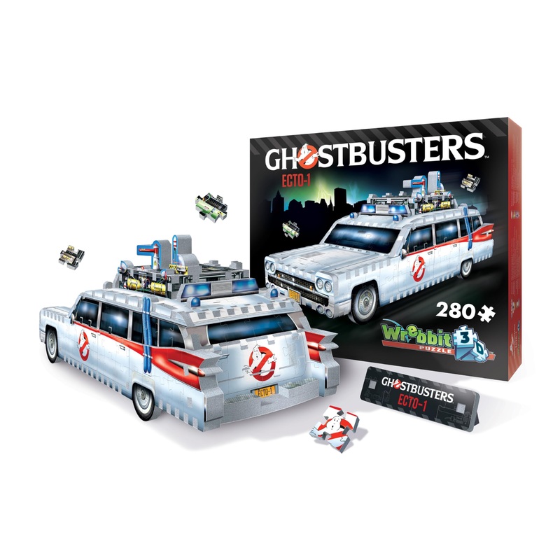 WREBBIT 3D - Ghostbusters Ecto-1 3D Jigsaw Puzzle - 280 Pieces