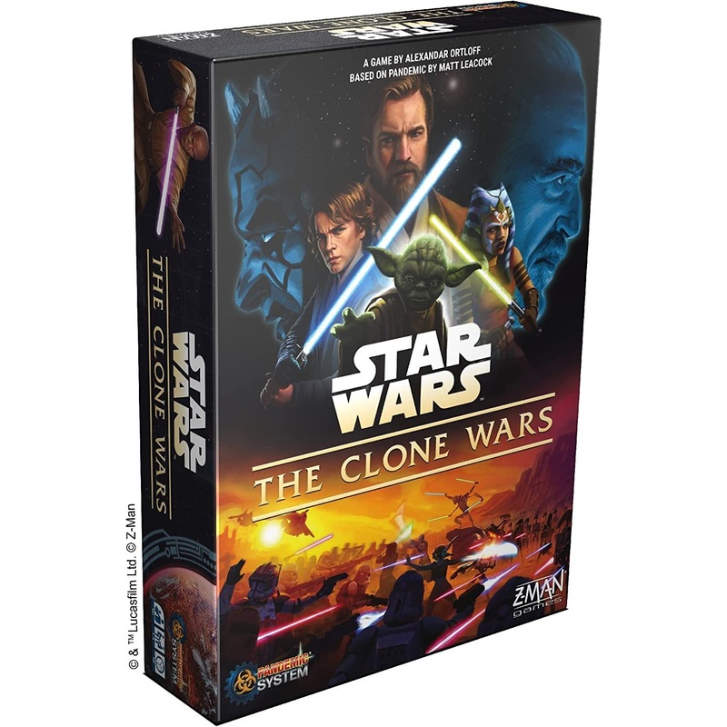 Z-Man Games Man Games Pandemic: Star Wars: The Clone Wars Board Game Ages 14+ 1-5 Players 60 Minutes Playing Time, ZM7126