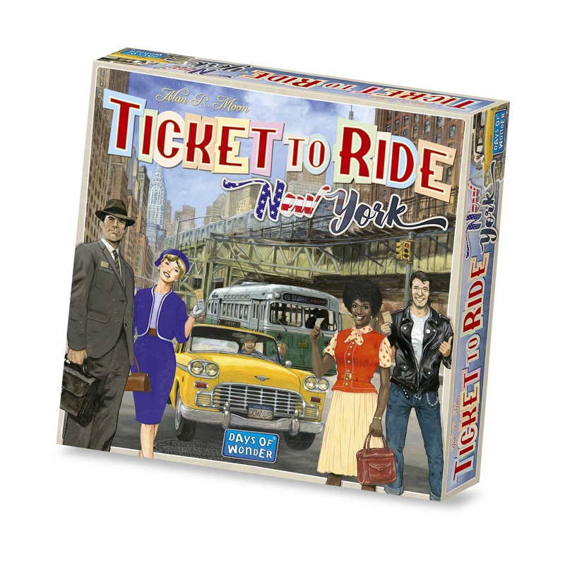 Days of Wonder | Ticket to Ride New York Board Game | Ages 8+ | For 2 to 4 players | Average Playtime 10-15 Minutes