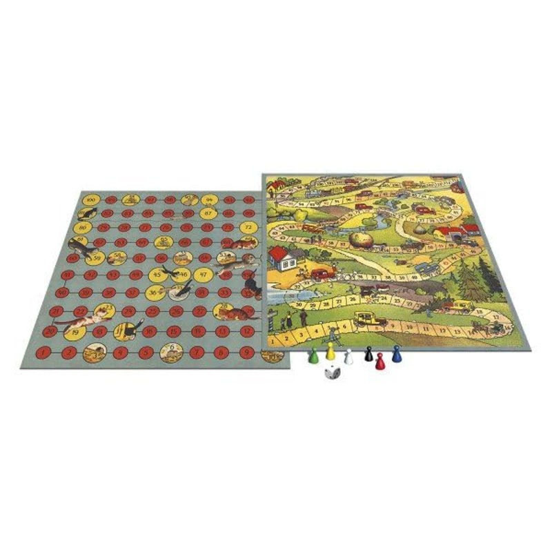 gezelschapsspel Spellen van toen: Auto Race/Kat & Muis nederlands